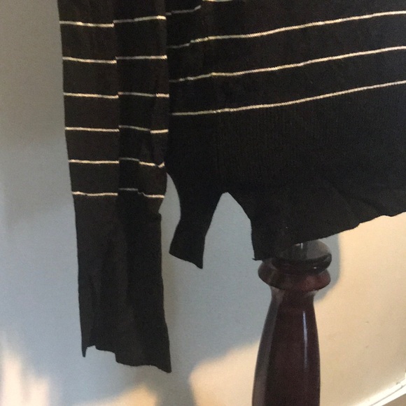 Zara black and white stripped turtleneck - Picture 4 of 4